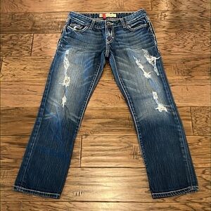 BKE Denim Madison Skinny Stretch Low Rise Size 27